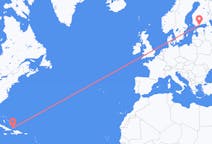从伊納瓜飞往赫尔辛基的航班