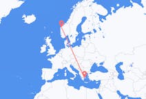 Flights from Volda, Norway to Athens, Greece