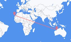 Vols de Broome, Australie vers Las Palmas de Grande Canarie, Espagne