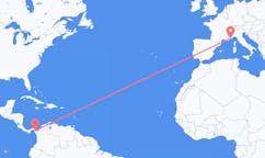 Flyrejser fra La Palma, Panama til Nice, Frankrig