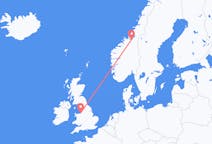 Flights from Trondheim, Norway to Liverpool, England