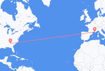 Flights from Atlanta, the United States to Marseille, France