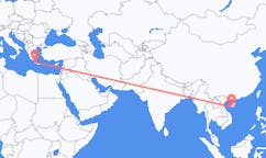 Flyg från Sanya, Kina till Chania, Grekland