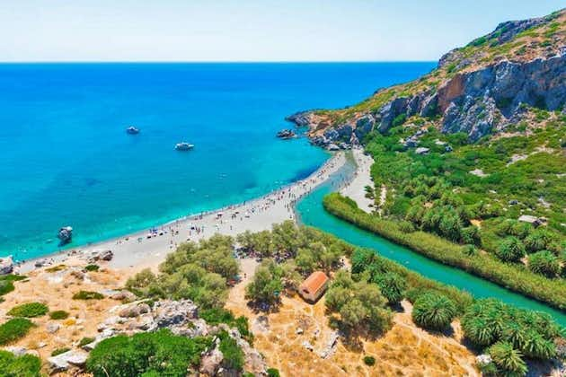  Preveli Palm Beach und Damnoni Beach von Rethymno