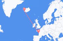 出发地 法国拉罗歇尔目的地 冰岛雷克雅未克的航班