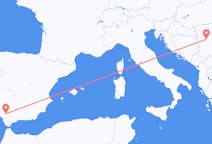 西班牙出发地 塞维利亚飞往西班牙目的地 贝尔格莱德的航班