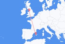 Flights from Palma de Mallorca, Spain to Liverpool, England