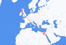 Flyreiser fra Sohag, Egypt til Belfast, Nord-Irland