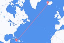 Flyg från Kingston, Jamaica till Reykjavík, Island