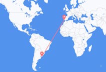 Vluchten van Punta del Este, Uruguay naar Faro, Napoli, Portugal