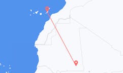 Flyg från Nema, Mauretanien till Ajuy, Mauretanien