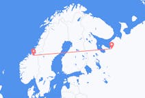Flights from Arkhangelsk, Russia to Trondheim, Norway
