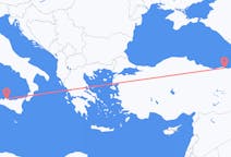 Flights from Trabzon, Turkey to Palermo, Italy