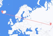 Flyreiser fra Semej, Kasakhstan til Reykjavík, Island