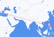 出发地 菲律宾出发地 黎牙實比市目的地 土耳其哈利卡那索斯的航班
