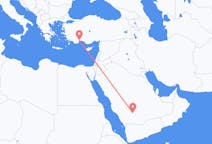 Flights from Wadi ad-Dawasir, Saudi Arabia to Antalya, Turkey