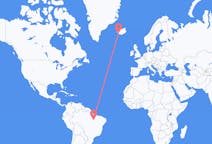 Рейсы из Арагуайны, Бразилия в Рейкьявик, Исландия