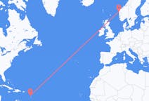 Flights from Saint Joseph Parish to Florø