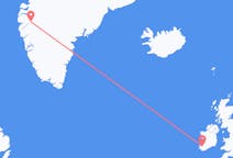 出发地 爱尔兰从 基洛格林目的地 格陵兰坎格鲁斯苏克的航班