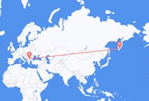 Flyg från Petropavlovsk-Kamchatsky till Sofia