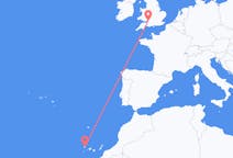 Flights from Santa Cruz de La Palma, Spain to Bristol, the United Kingdom