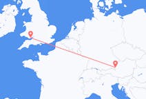 Flights from Salzburg to Cardiff