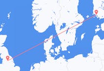 Flights from Turku, Finland to Leeds, England
