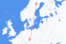 Flights from Lycksele to Salzburg