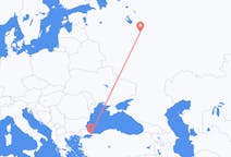 Fly fra Ivanovo til Istanbul