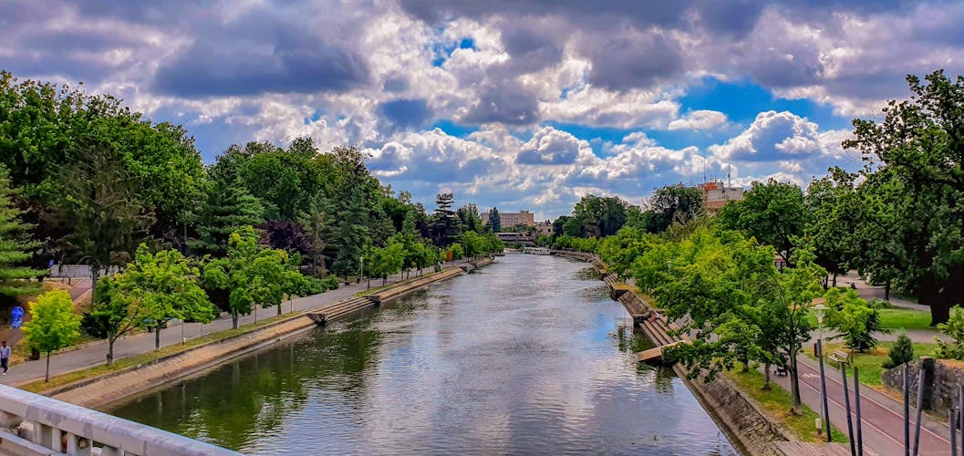 Bega River from Timisoara,Romania.