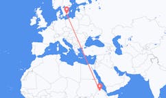 Flights from Shire, Ethiopia to Ronneby, Sweden