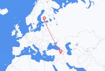 เที่ยวบิน จาก ชืร์นัก, ตุรกี ไปยัง เฮลซิงกิ, ฟินแลนด์