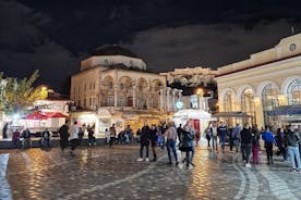 Excursão gastronômica noturna em Atenas