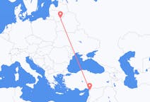 Flyrejser fra Vilnius, Litauen til Hatay Province, Tyrkiet