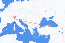 Flights from Samsun to Milan