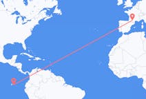 Flights from San Cristóbal Island, Ecuador to Toulouse, France