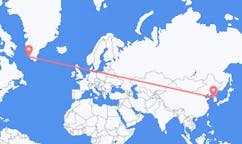 Flyrejser fra Seoul, Sydkorea til Paamiut, Grønland