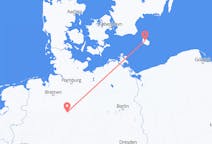 Flyreiser fra Hannover, Tyskland til Bornholm, Danmark