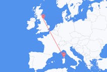 Vols de Figari, France vers Durham, Angleterre