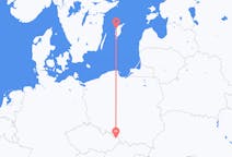 Flyreiser fra Ostrava, Tsjekkia til Visby, Sverige