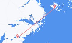Flights from from Mariehamn to Norrköping