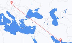 Flüge von Ra’s al-Chaima, die Vereinigten Arabischen Emirate nach Brünn, Tschechien