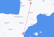 Flights from Brive-la-Gaillarde, France to Valencia, Spain