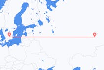 Loty z Yekaterinburg, Rosja z Växjö, Szwecja