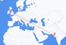 Flyreiser fra Kandla, India til Liverpool, England