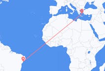 Flights from Aracaju, Brazil to Naxos, Greece