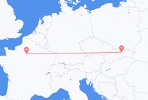 Flyreiser fra Poprad, Slovakia til Paris, Frankrike