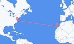 Flyg från Norfolk till Lanzarote