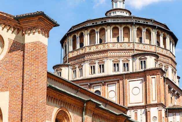 PHOTO OF Church Santa Maria delle Grazie in Milan, Italy. The Home of "The Last Supper".