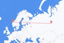Flights from Surgut, Russia to Ålesund, Norway